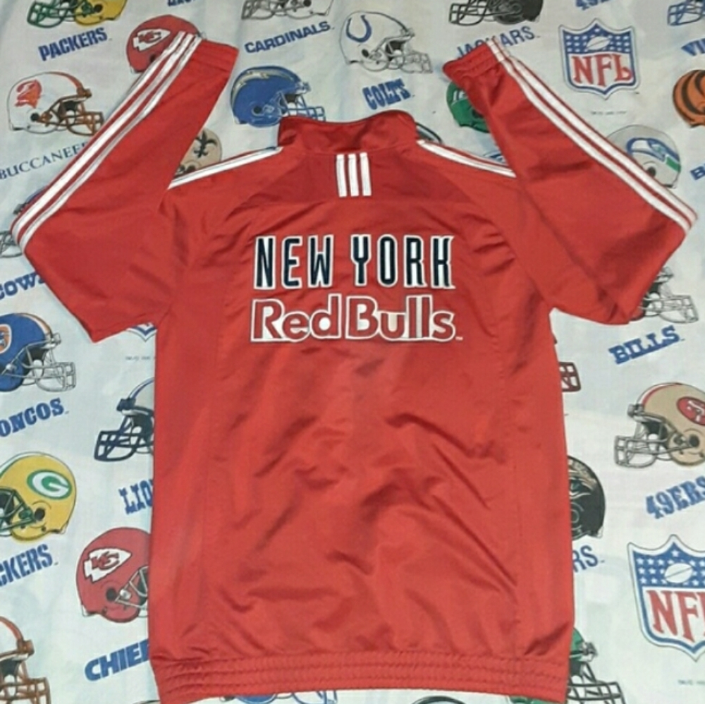 New York Red Bulls Adidas Soccer Track Jacket
